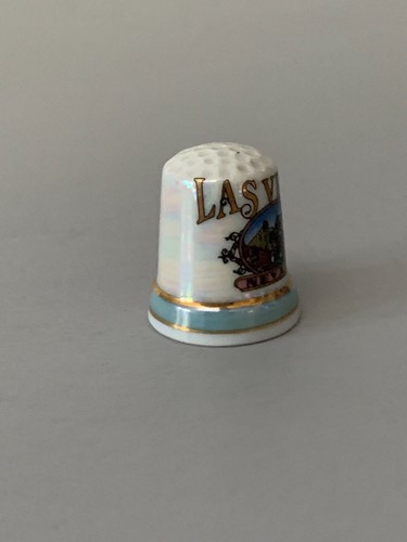 Las Vegas Thimble, souvenir thimble, keepsake thimble, collectible thimble, EUC - Picture 3 of 5