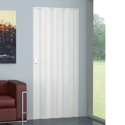 Porta A Soffietto In PVC Su Misura - Bicolore, Personalizzabile Con Viteria E Istruzioni, Per Interni - Foto 4