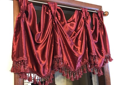 Curtains Drapes Valances Royal Velvet Hilton Empire Valance 72 W X 18 L Abyss Green Home Garden Garden Curtains