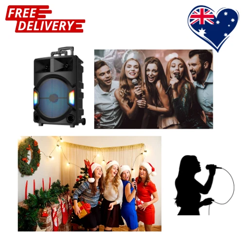 Karaoke Machine Bluetooth Speaker PS500 PA System 150W Party Gift AU Stock - Picture 2 of 9