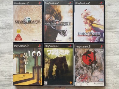 SONY PS2 Shadow Hearts &  ICO & Colossus with Wanda & Okami set from Japan
