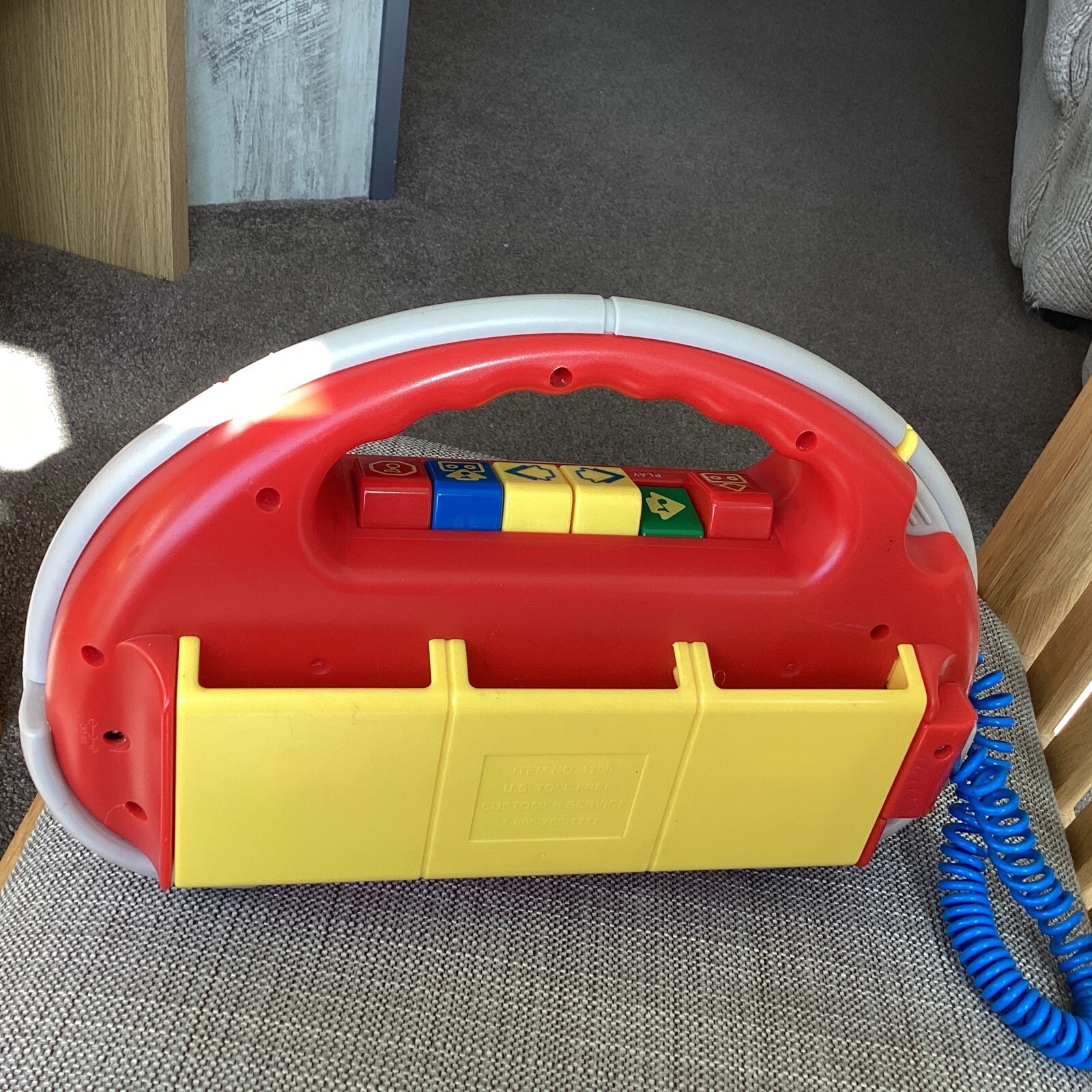 Vintage 1998 Little Tikes Cassette Tape Player Recorder With Microphone