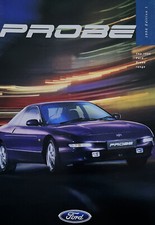 Ford Probe UK Brochure March 1996 Inc 16v & 24v V6