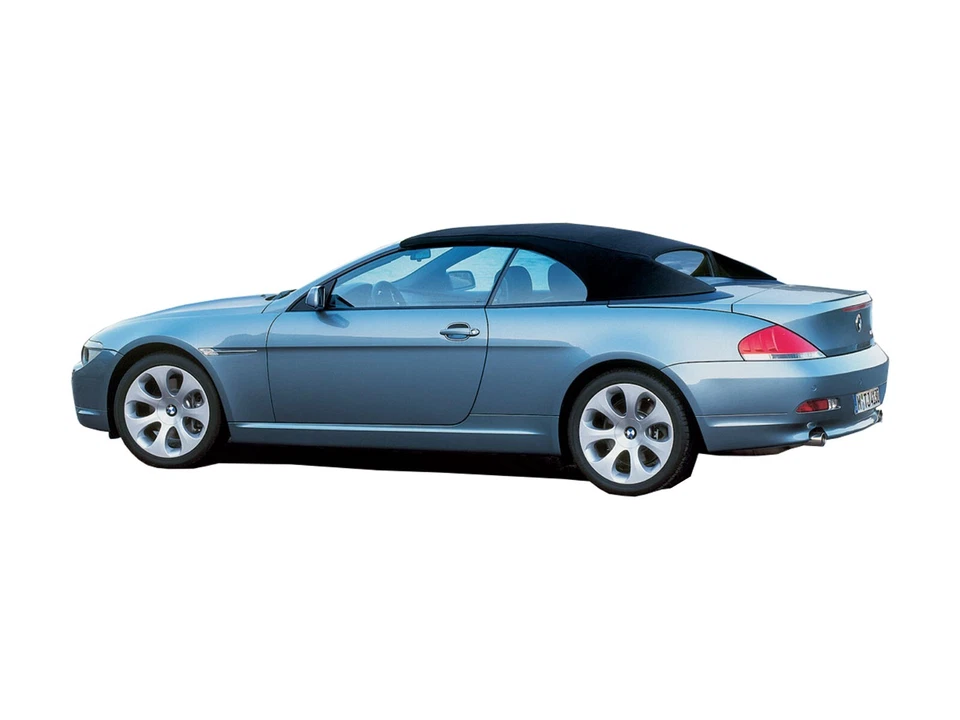 Se adapta a BMW Serie 6 E64 2004-10 techo blando repuesto negro cuarzo Stayfast lona Foto 4 de 4