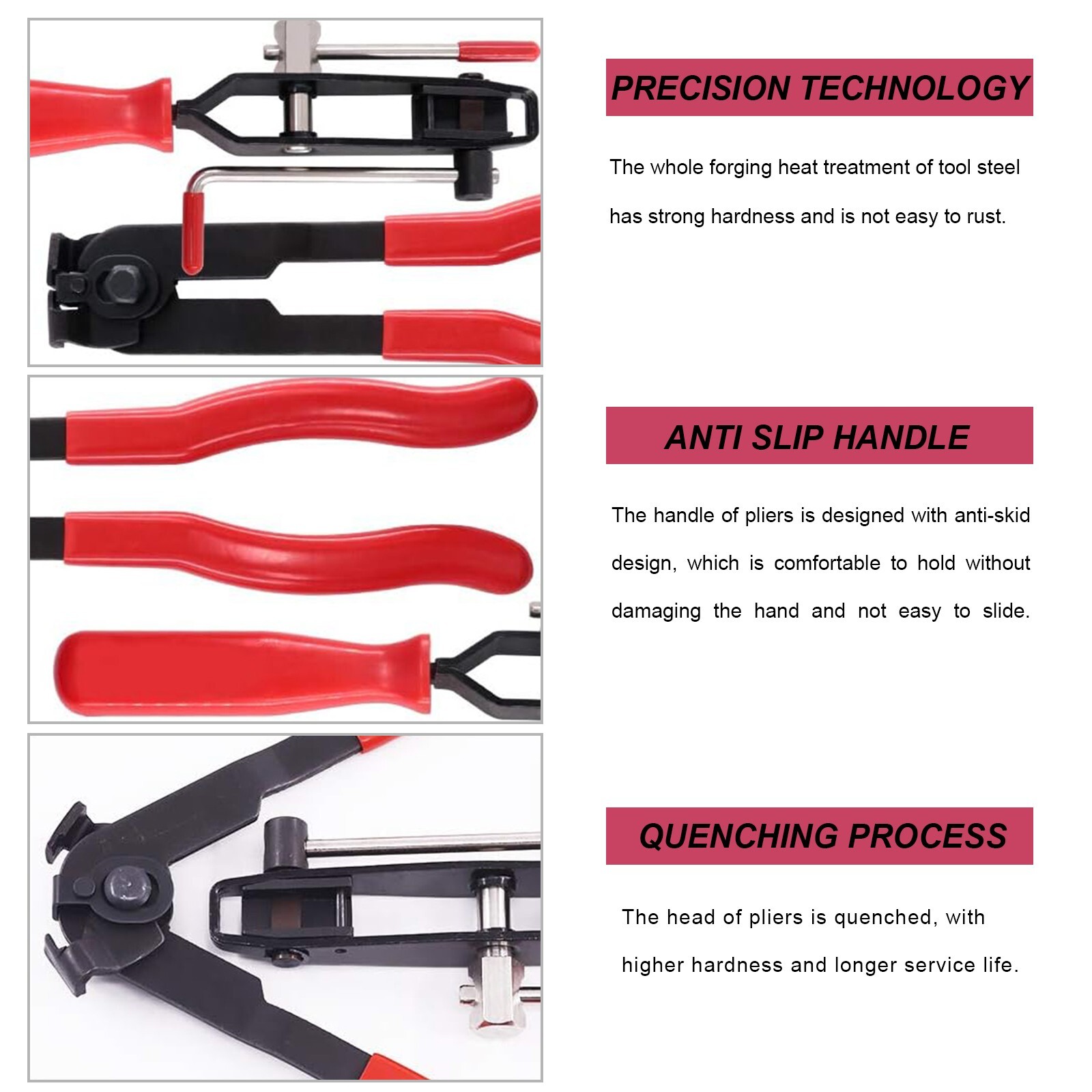 cv joint boot clamp pliers kit, Car Banding Tools Kit Ear Boot Tie Pliers