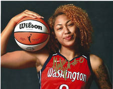 SHAKIRA AUSTIN Signed 8.5 x 11 Photo Signed REPRINT Basketball WNBA Mystics