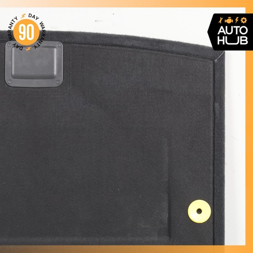 15-18 Porsche Cayenne 958 E-Hybrid Rear Trunk Floor Carpet Cover Panel Black OEM - Picture 9 of 13