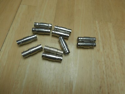 LOT/11 BNC SPLICE/COUPLER ADAPTORS FEMALE TO FEMALE