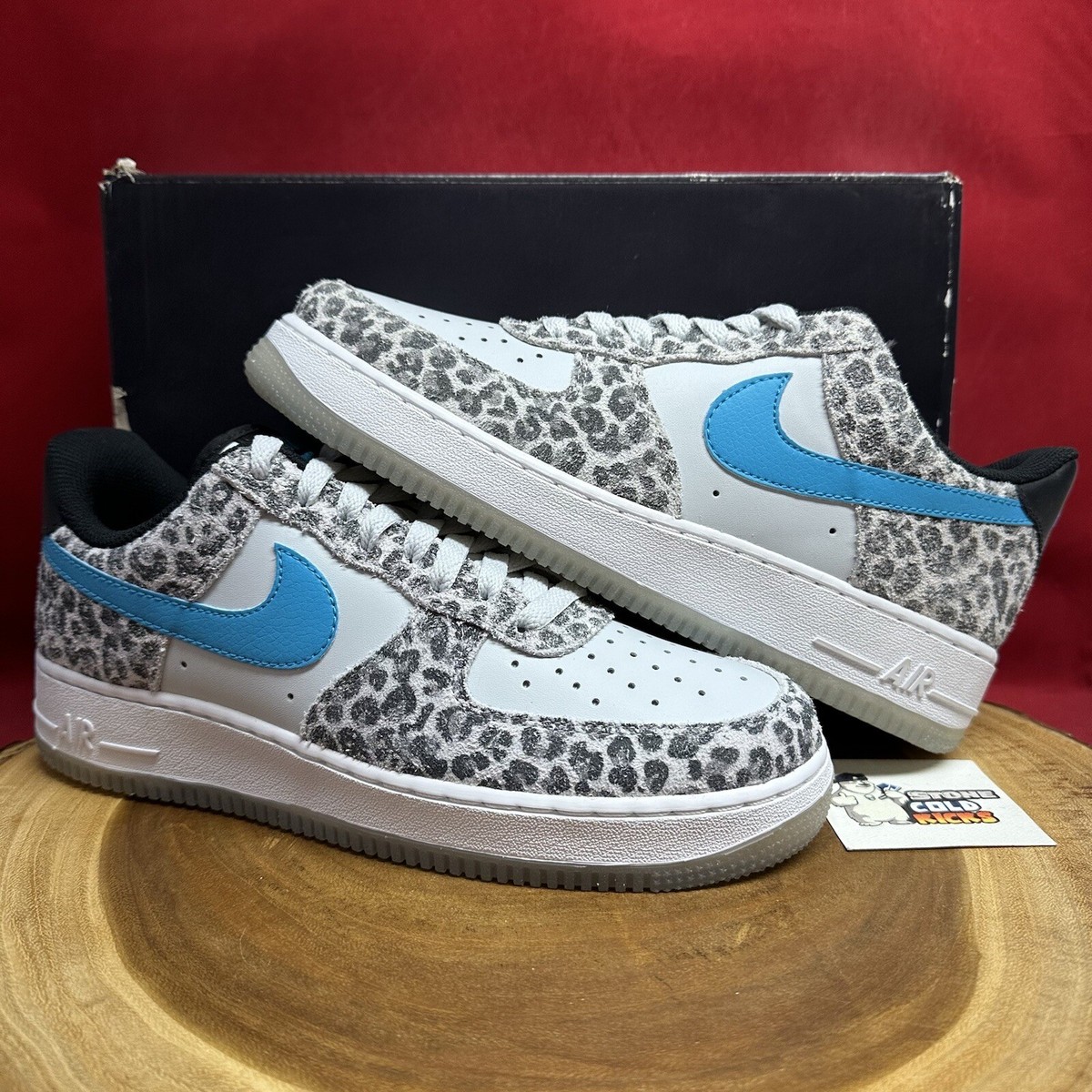 Nike Air Force 1 Low Leopard DJ6192 001 Size 8R/8.5L Mismatched | eBay