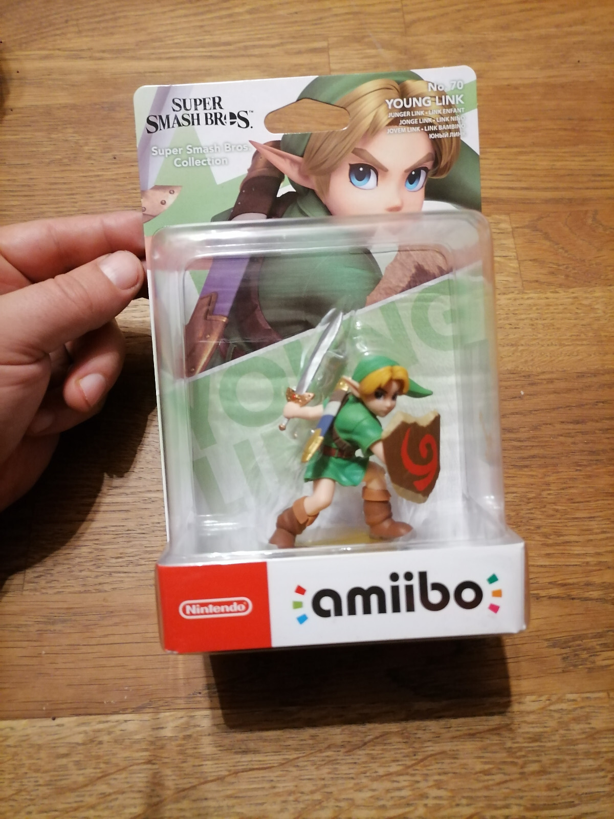 Amiibo Young Link Zelda N°70 figurine connectée pour s'entraîner entre amis sur Switch