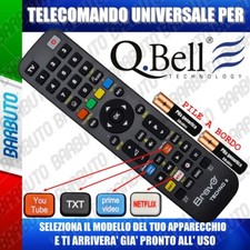 TELECOMANDO PER QBELL SELEZIONA IL TUO MODELLO LO RICEVERAI GIA PRONTO