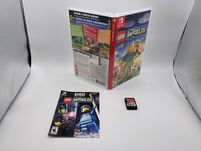 Lego Worlds Nintendo Switch Unused DLC Tested **Free Canadian Shipping!