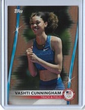 2020 TOPPS OLYMPICS VASHTI CUNNINGHAM 