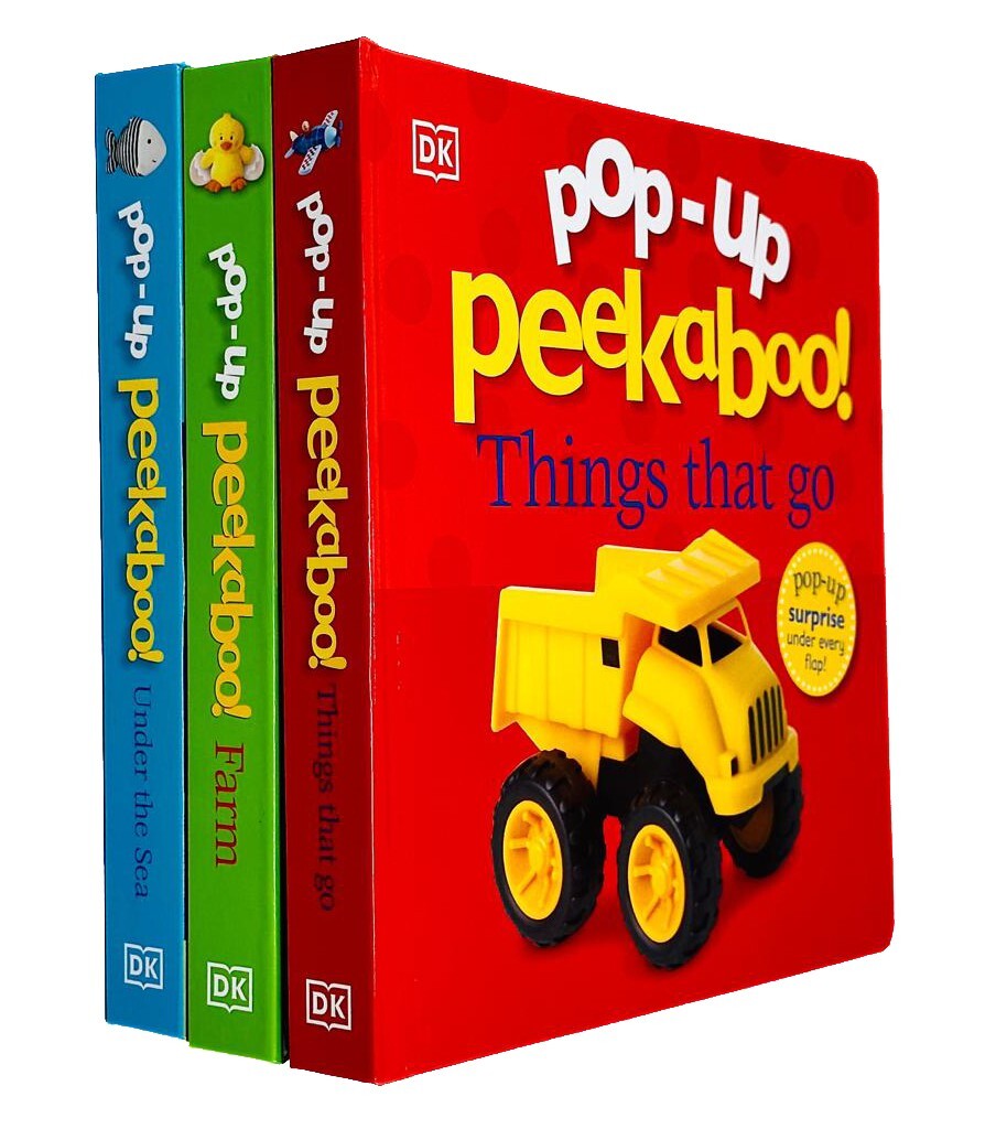 Pop-Up Peekaboo! 3 Books Collection Set By DK Pop-Up Peekaboo! Things That Go, - Image 2