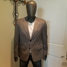 NWT Theory Men's Blazer 40R gray pinstripe BA155 
