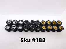 10 set Jaguar Off Road tire XL 16mm size mix rim white lettering #188