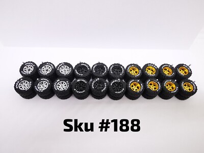 10 set Jaguar Off Road tire XL 16mm size mix rim white lettering #188