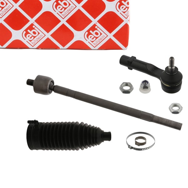 febi Spurstange + Lenkmanschette FüR Citroen C4 Picasso 1 / Grand Vorne Rechts-image