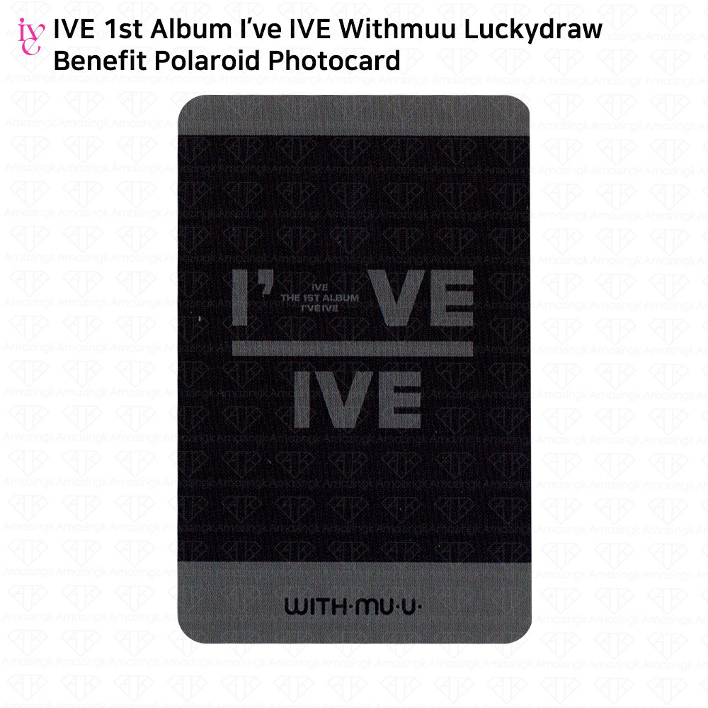 IVE 1st Album I've IVE Official Photocard Lucky Draw Withmuu