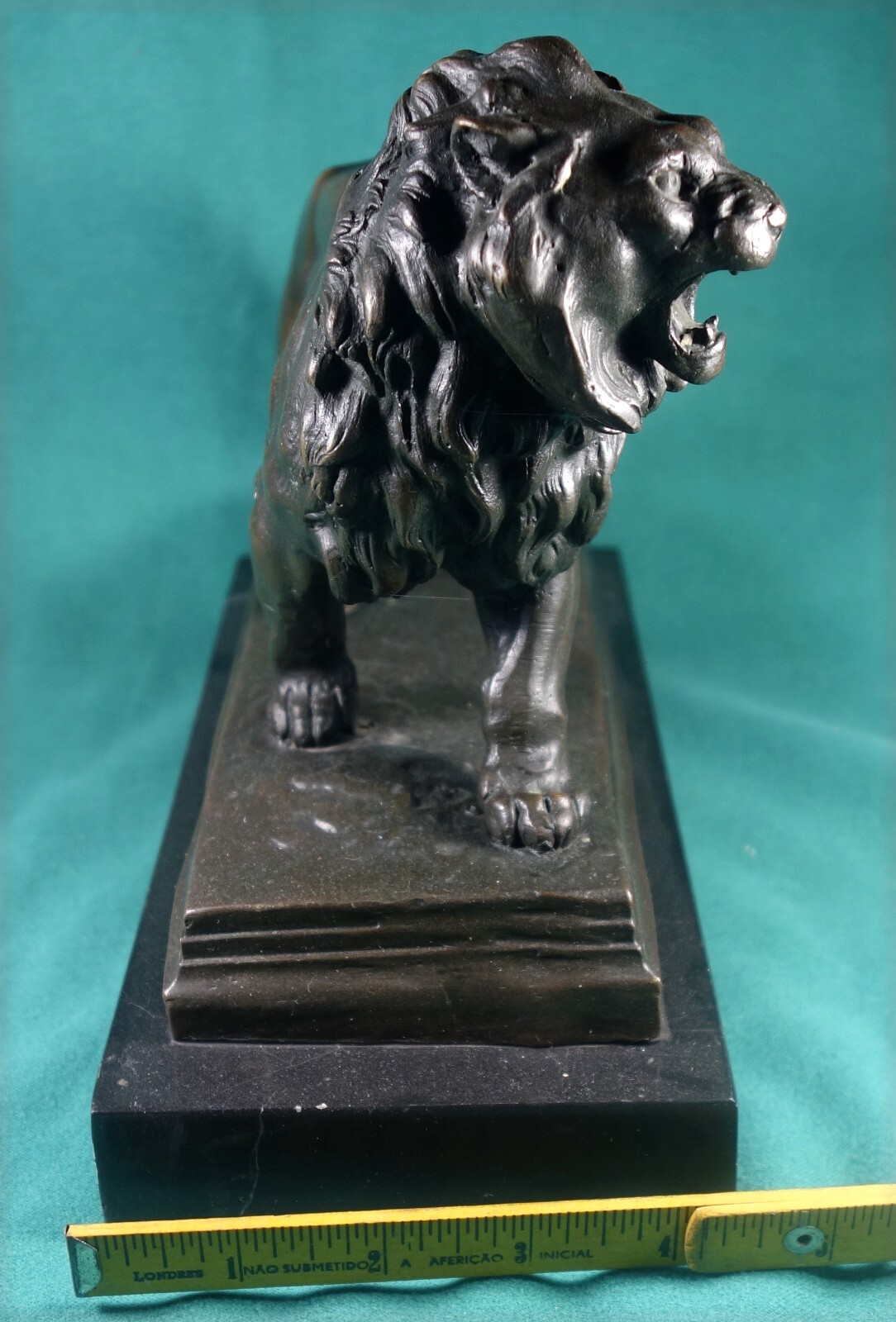 CHARLES VALTON BRONZE LION SCULPTURE eBay