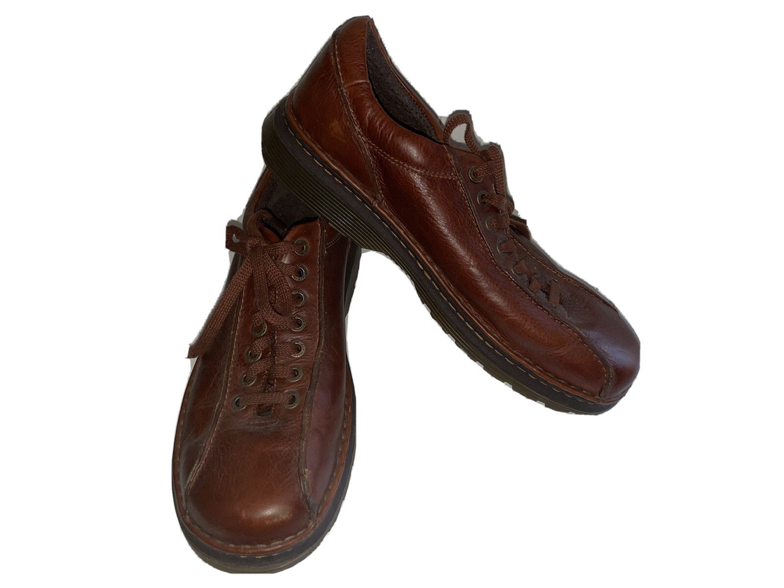 SAOLA Dr. Martens Scarpe Oxford Uomo Pelle Marrone Stringate Suola Ammortizzata ad Aria 12 M