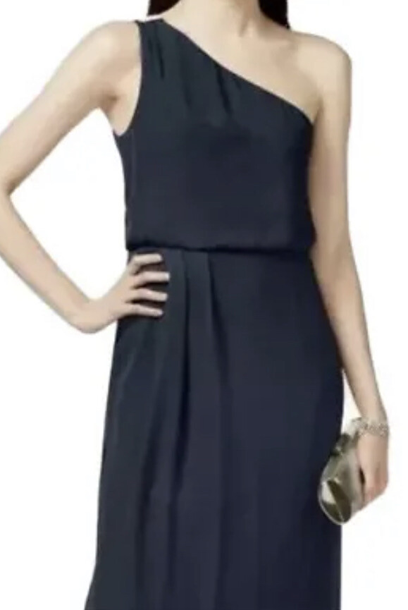 adrianna papell one shoulder chiffon dress Adrianna Papell One-Shoulder Floral Gown
