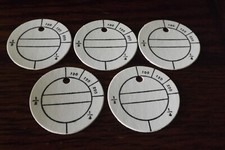 VINTAGE BOY SCOUT BUDDY BOARD SWIM TAGS LOT OF 5