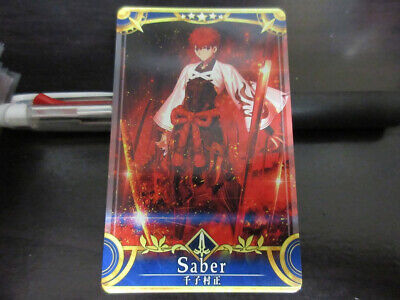 Fate Grand Order FGO Arcade Card Saber Senji Muramasa Emiya Prisma Portrait  Holo