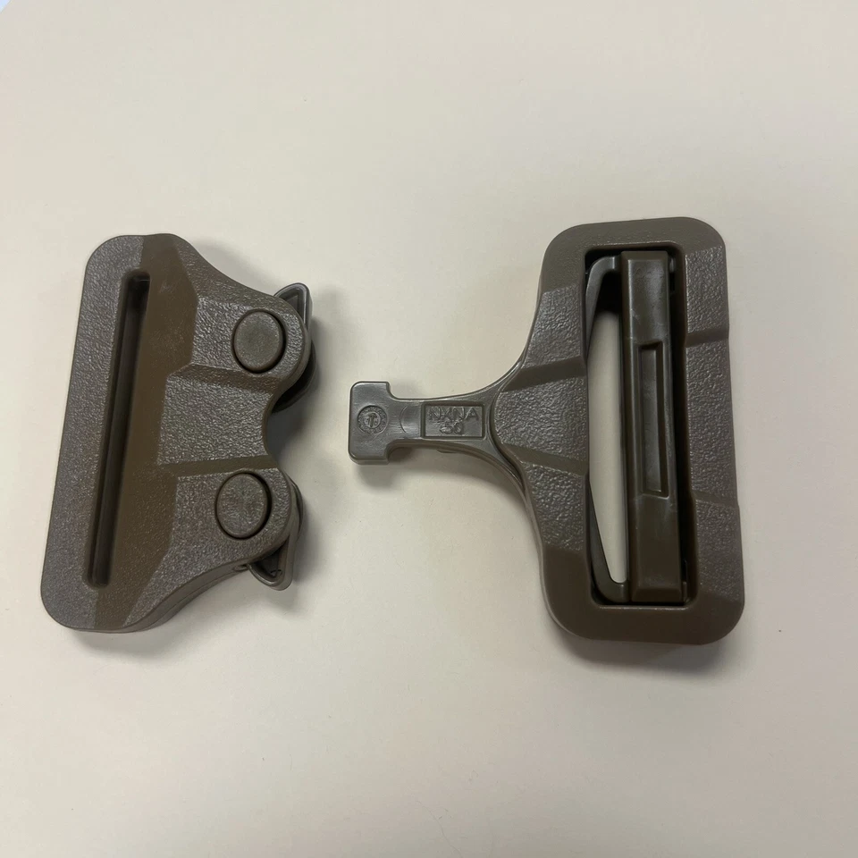 Hebilla AustriAlpin ITW GT COBRA 2" (50mm) Plástico NXNA 50 Táctico Coyote Marrón Foto 4 de 4