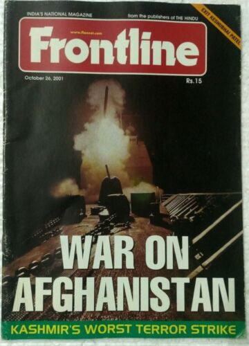 INDIA FRONTLINE MAGAZINE 2001 WAR ON AFGHANISTAN - TERROR STRIKE , NARENDRA MODI - Picture 1 of 12