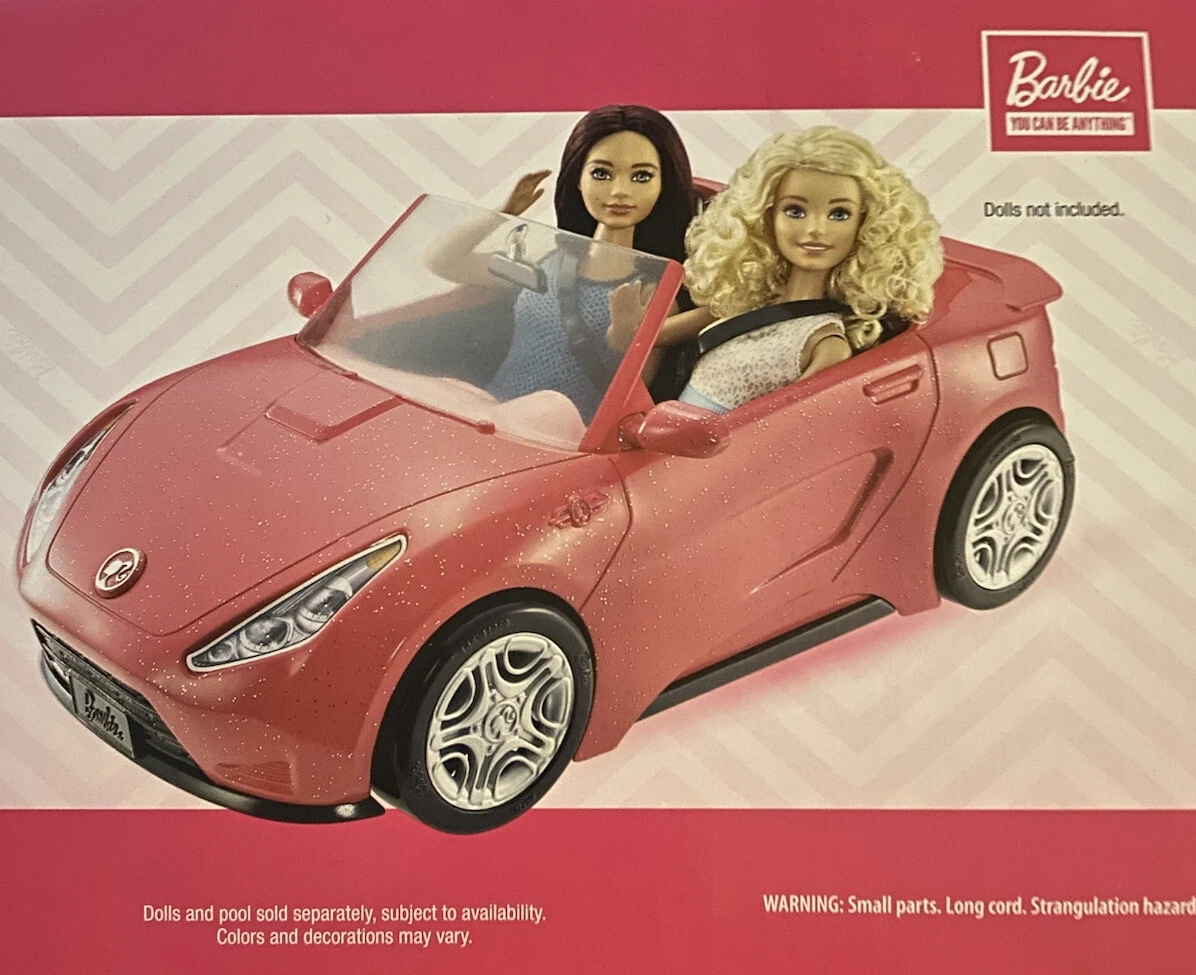 Barbie glam best sale convertible with doll