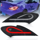 VLAND Smoked Black Tail Lights For 2010-16 Hyundai Genesis Coupe LED Rear Lamps