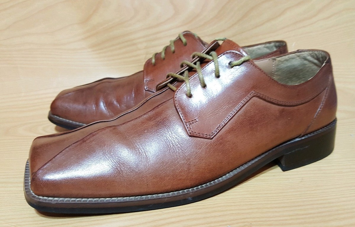 Zengara Mens Brown Leather Oxfords Shoes 9.5 M | eBay