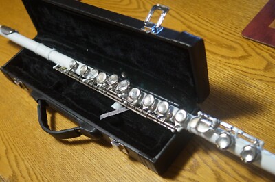 White 16 Holes Flute Professional Flute Closed Mint condition