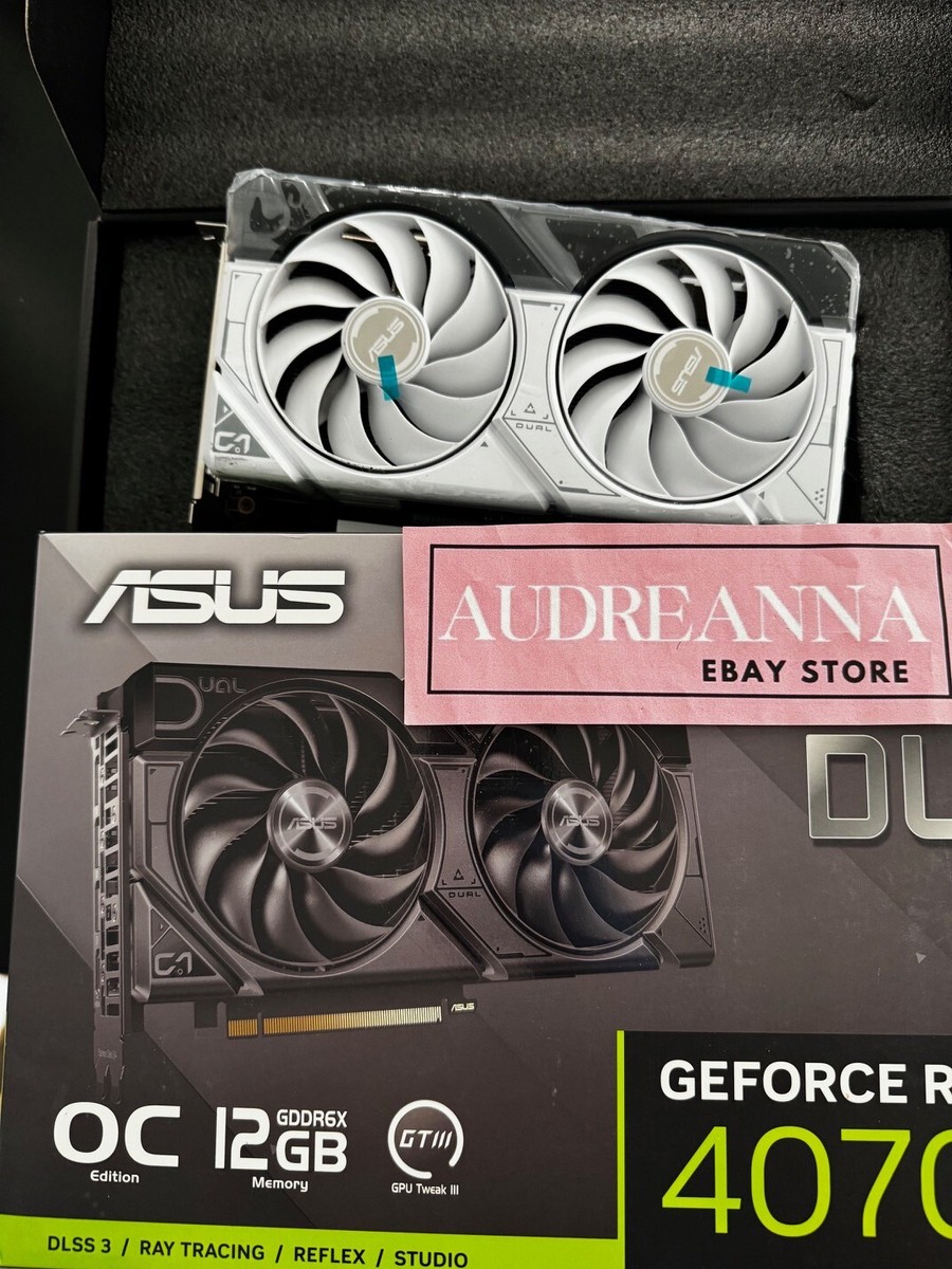 ASUS NVIDIA GeForce RTX 4070 Dual OC White 12 GB GDDR6X