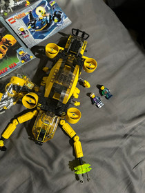 Incomplete Lego Alpha Team/ Atlantis lot (4794, 4792, 6772, 8060, 30042)