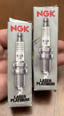 NGK BKR6EQUP 3199 Laser Platinum Spark Plugs   Lot of 2    Japan OEM New