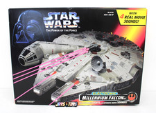 Electronic Millennium Falcon Star Wars Power of the Force Kenner Factory Sealed