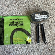 NEW 16x1.75-2.125 Inner Bike Tube Plus 2 Tire Levers MTB/Road/Kids
