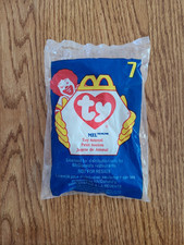 McDonalds TY Teenie Beanie Happy Meal 1998 7 Mel NIP
