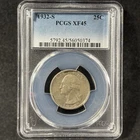 1932-S 25c Washington Quarter San Francisco Key Choice Extremely Fine PCGS XF 45