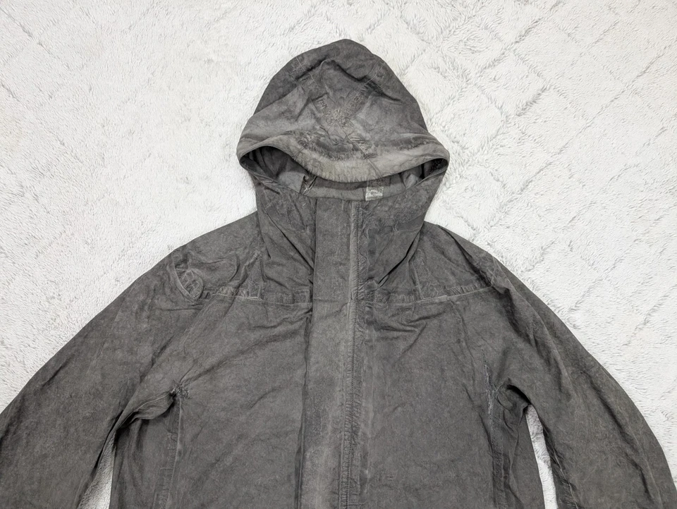 Куртка мужская Boris Bidjan Saberi M серая серебристая уличная SS16 на молнии Snap F19201 - Изображение 2 из 4