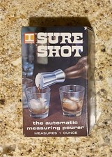 1960&rsquo;s Irvinware Sure Shot Automatic Measuring Pourer Chrome Plated Barware