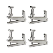 4pcs Violin Fine Tuners 3/4 4/4 size Violin Parts Violin String Tools Silver
