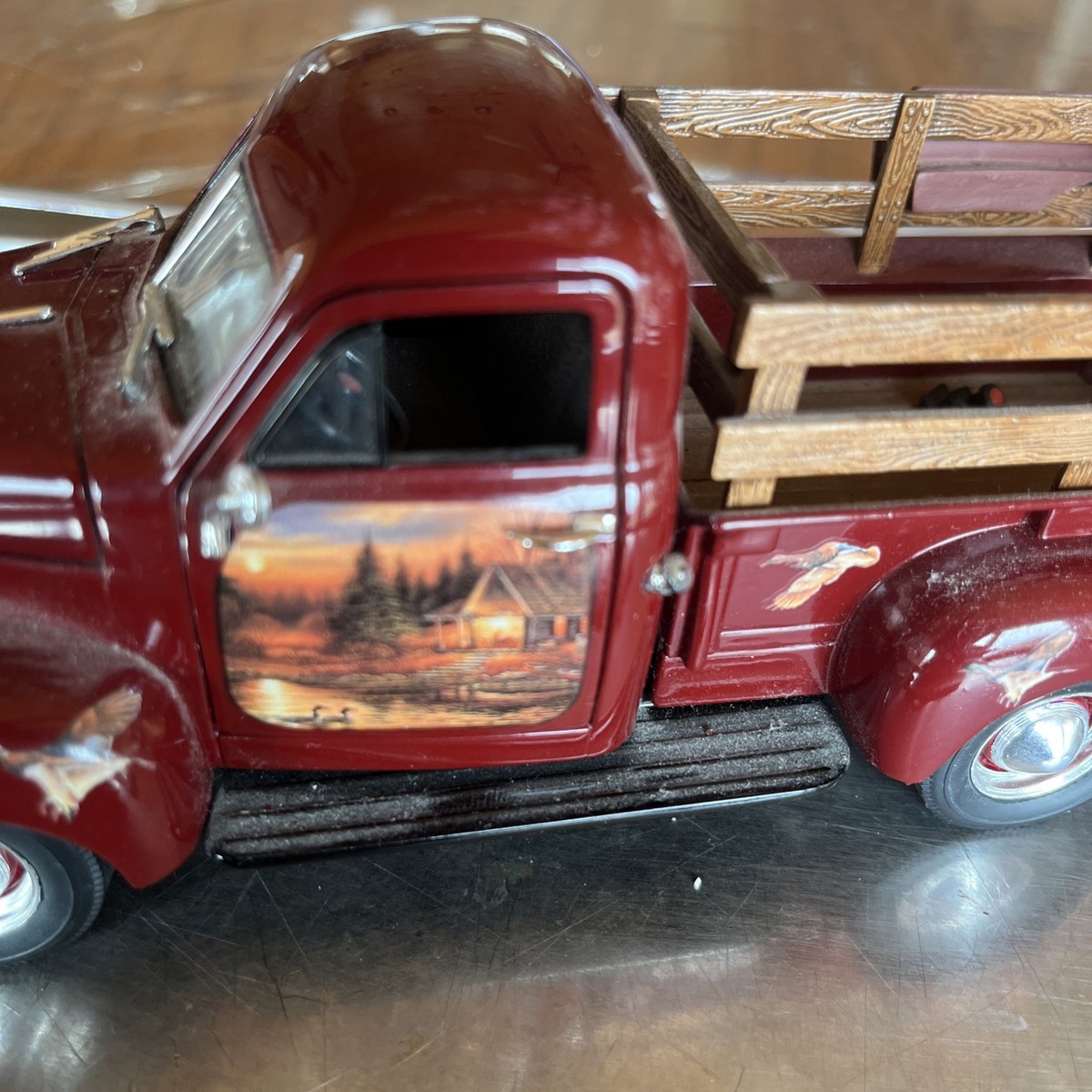 1947 Studebaker Terry Redlin Pick Up Truck ERTL Red 1/24 Diecast