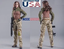 1/6 Tactical Combat SEAL Clothing Set For 12" PHICEN Hot Toys Female Figure USA