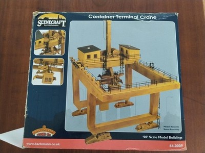 BACHMANN SCENECRAFT 44-0009 CONTAINER TERMINAL CRANE/-KRAN 00 SCALE MODEL IN OVP