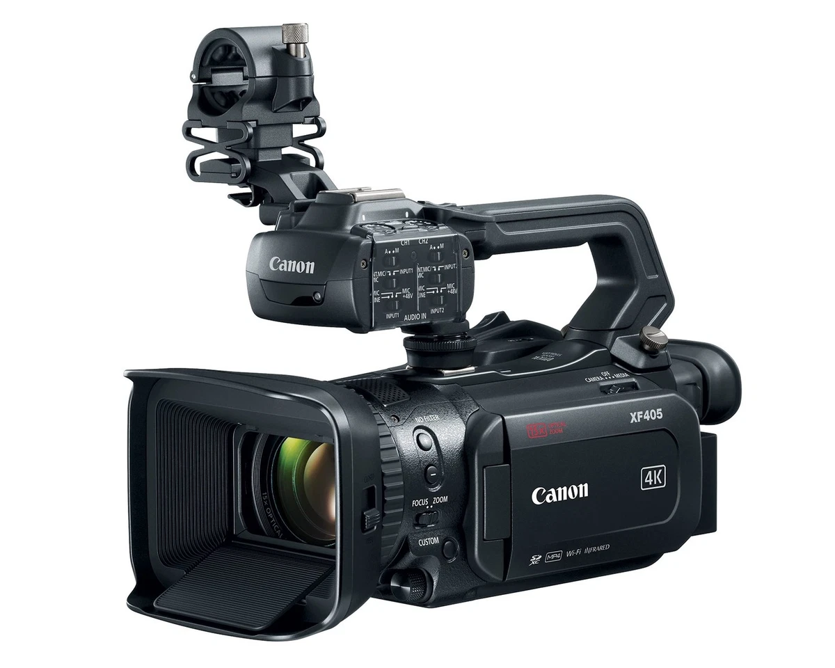 Canon XF400 4K UHD 60P Camcorder with Dual Pixel Autofocus - Black