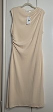 ASTR The Label Buttercream Draped Sleeveless Stretch Maxi Dress – NWT