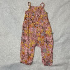 NWOT POSH PEANUT 3-6M Jumpsuit Romper STRETCHY BAMBOO Flower Print